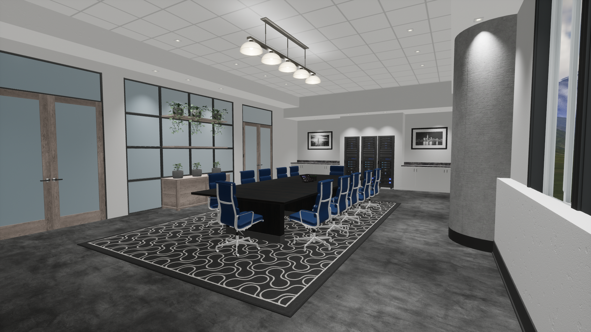 Conference room back