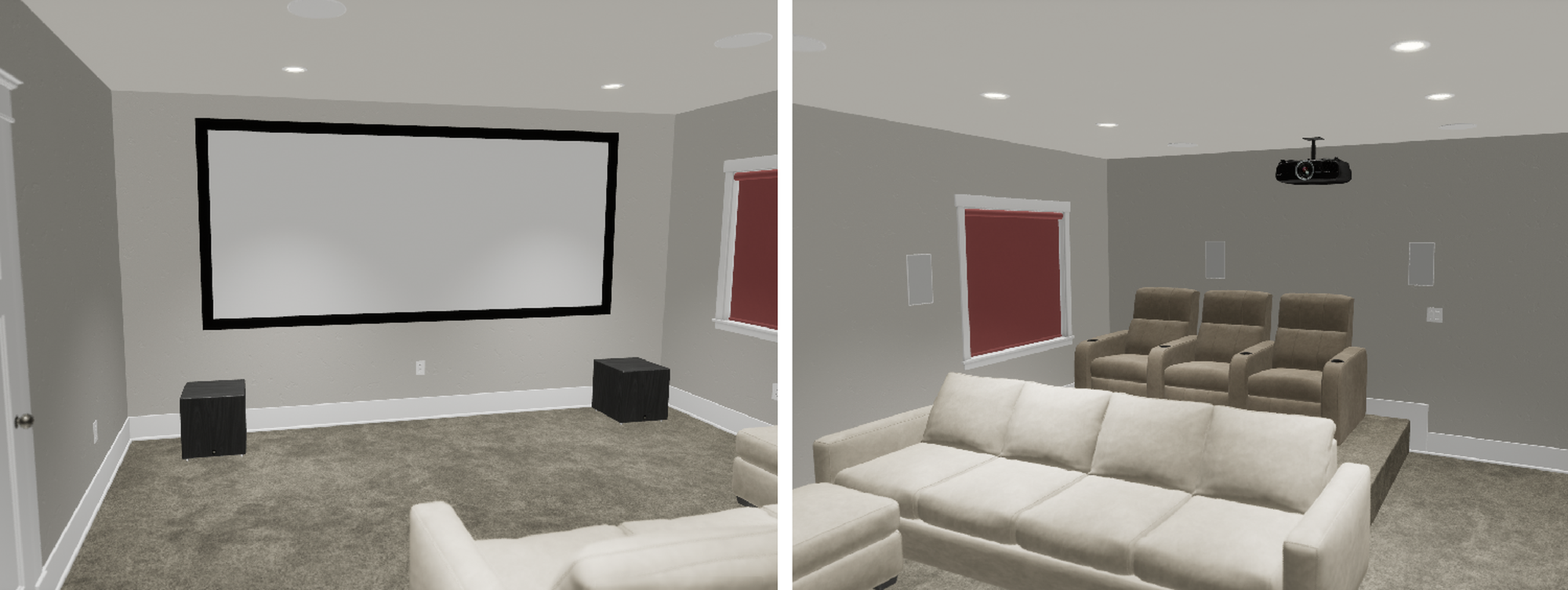 Argenta Solutions renders client’s entire home theater and vision, earning them $15,000 project.